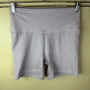 Set Active‎ Womens Bike Shorts Size Large Pale Pink Activewear Performance Yoga
